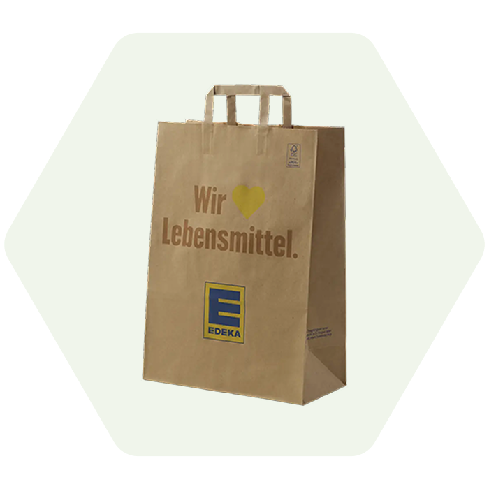 Flat Handle Paper Bag